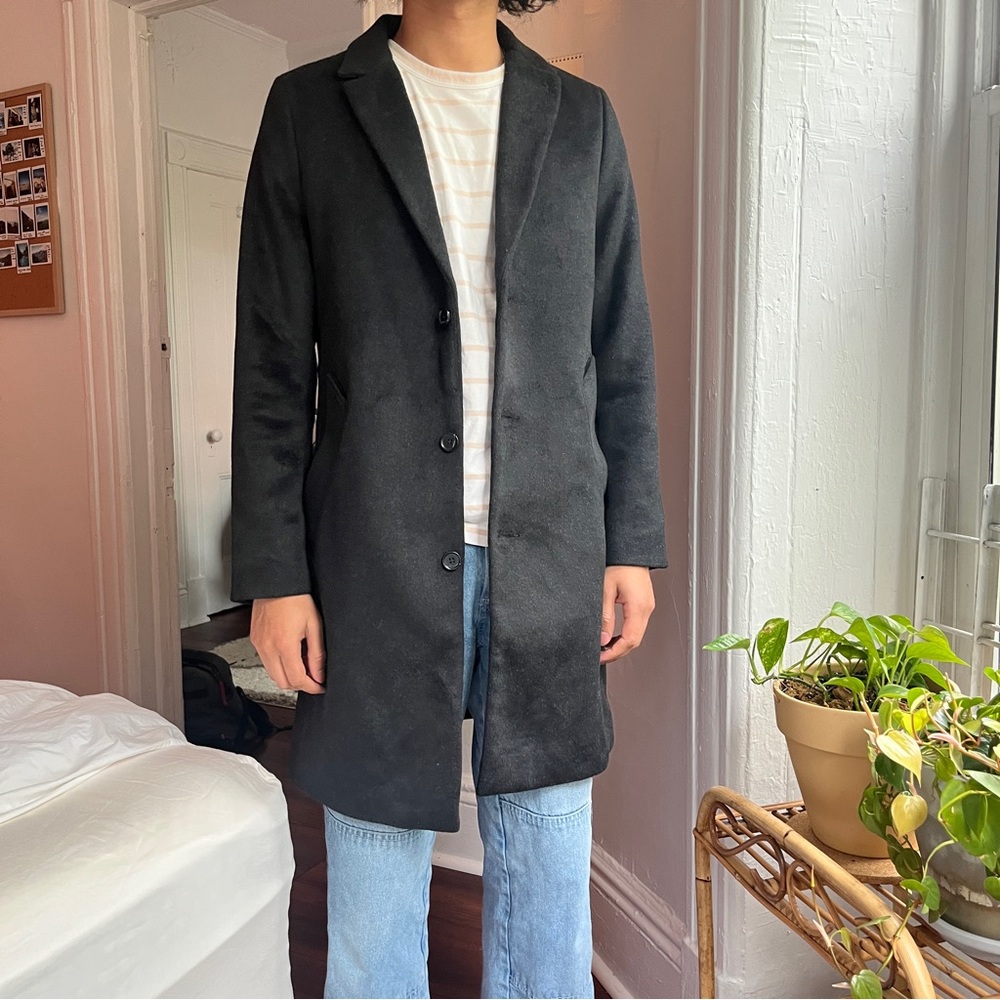 Black Abercrombie & Fitch coat (S)